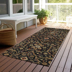 Machine Washable Indoor/ Outdoor Traditional Persian Chantille Rug