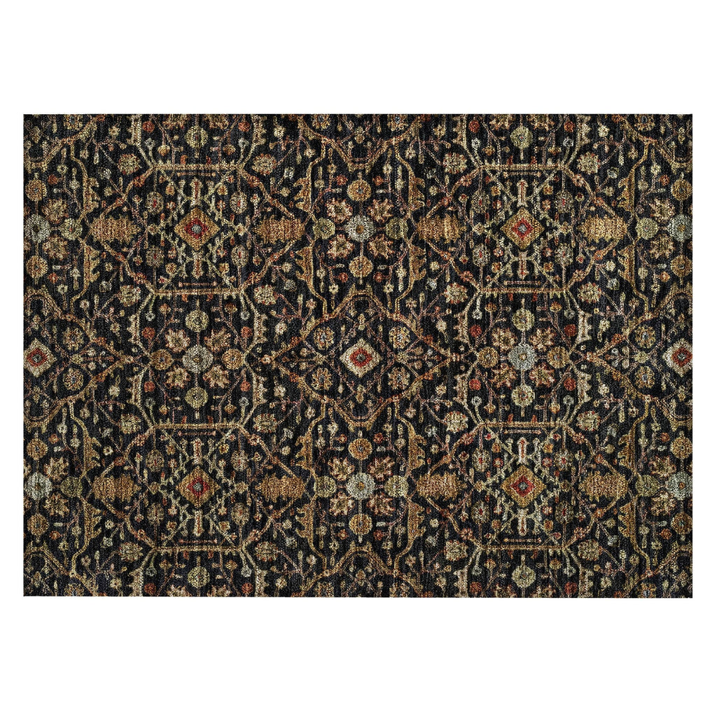 Machine Washable Indoor/ Outdoor Traditional Persian Chantille Rug