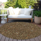 Machine Washable Indoor/ Outdoor Traditional Persian Chantille Rug