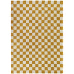 Mackie Checkered Shag Area Rug