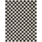 Mackie Checkered Shag Area Rug