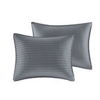 Madison Park Anchorage 8 Piece Printed Seersucker Comforter and Quilt Set Collection