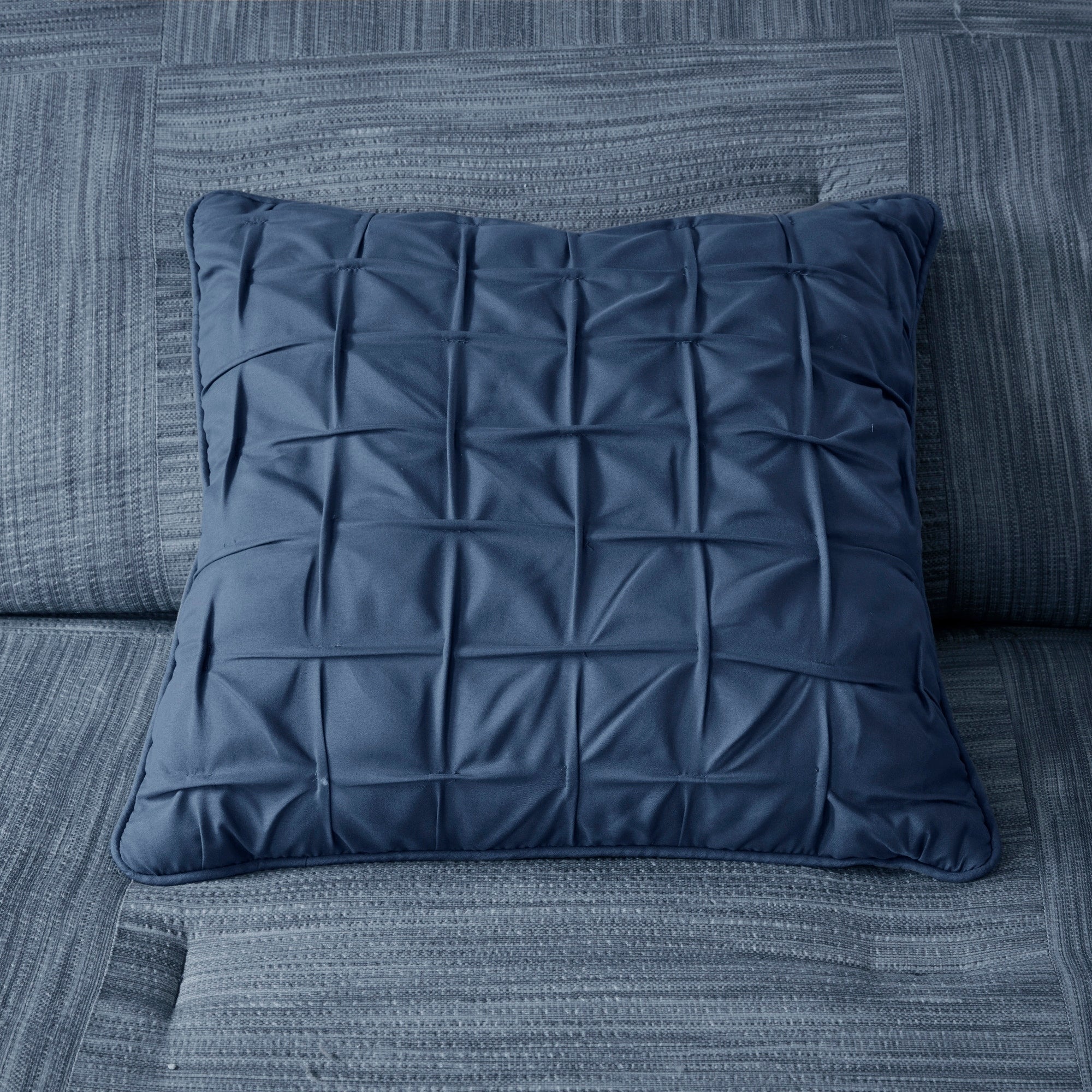 Madison Park Clayton 7 Piece Printed Seersucker Comforter Set