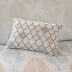 Madison Park Essentials Pelham Bay Coral/ Green Comforter Set with Cotton Bed Sheets