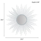 Madison Park Fiore Sunburst Wall Decor Mirror