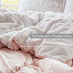 Madison Park Margot Back Print Long Fur Comforter Set