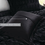 Madison Park Margot Back Print Long Fur Comforter Set