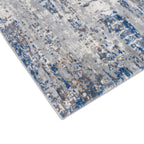 Madison Park Marie Blue/ Cream Abstract Area Rug