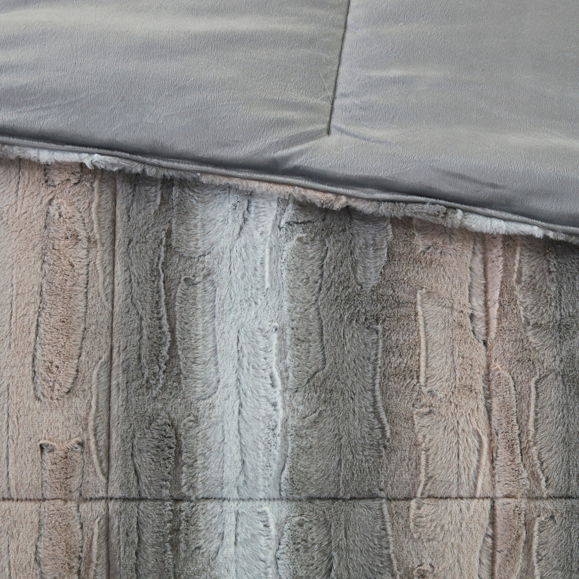 Madison Park Marselle Faux Fur Comforter Set