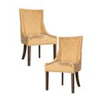 Madison Park Signature Ultra Upholstered Dining Side Chairs With Wood Legs (Set of 2) - N/A