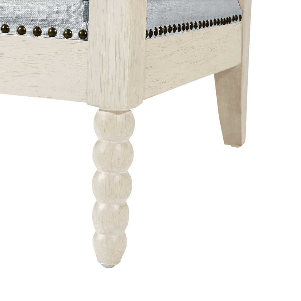 Madison Park Donohue Turned Wood Frame Armchair