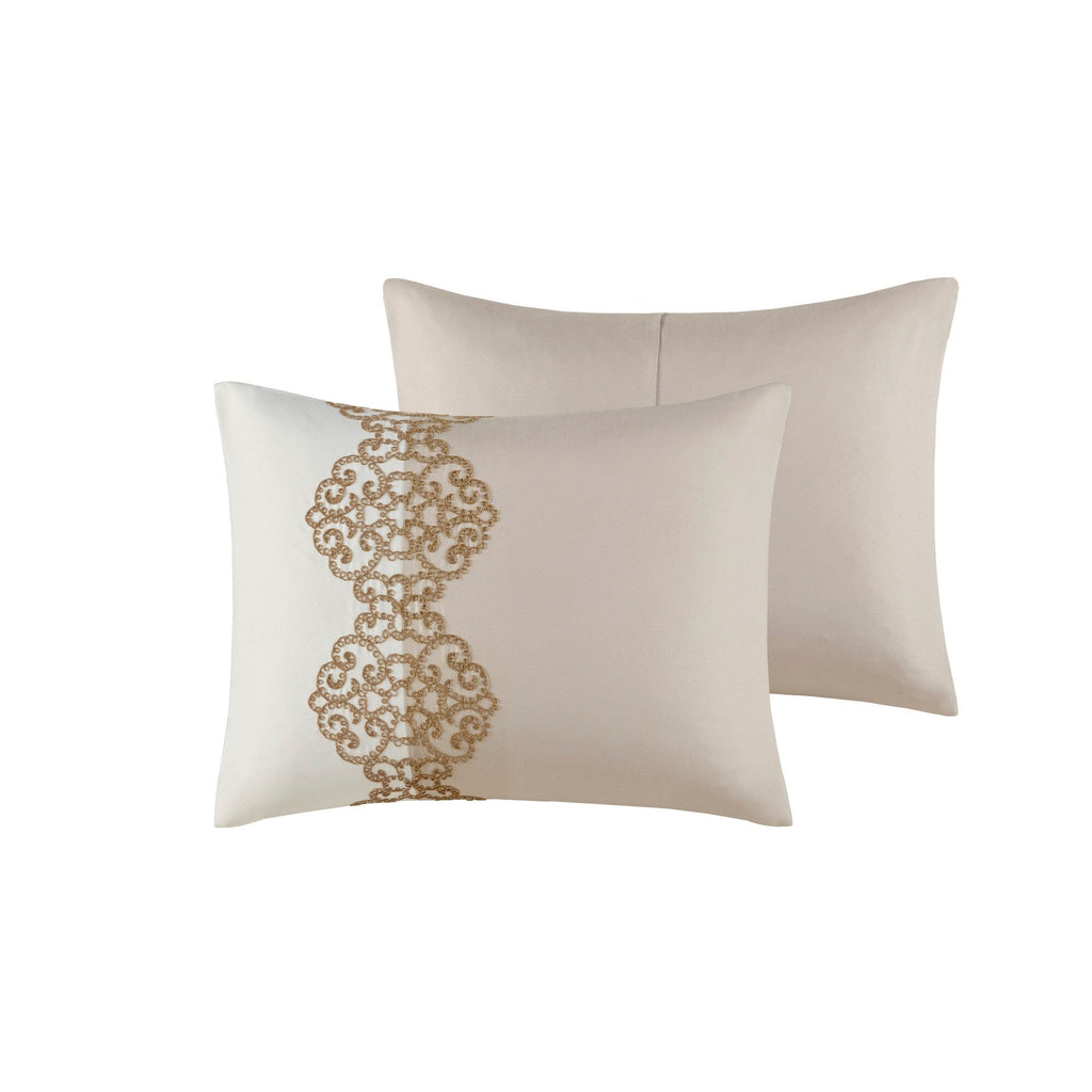 Madison Park Vera 8 Piece Embroidered Microfiber Comforter Set