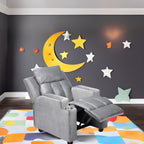 Magic Seats for Superheroes  Princesses, Super Deluxe Kids Recliner with Footrest, Headrest, 2 Cup Holders