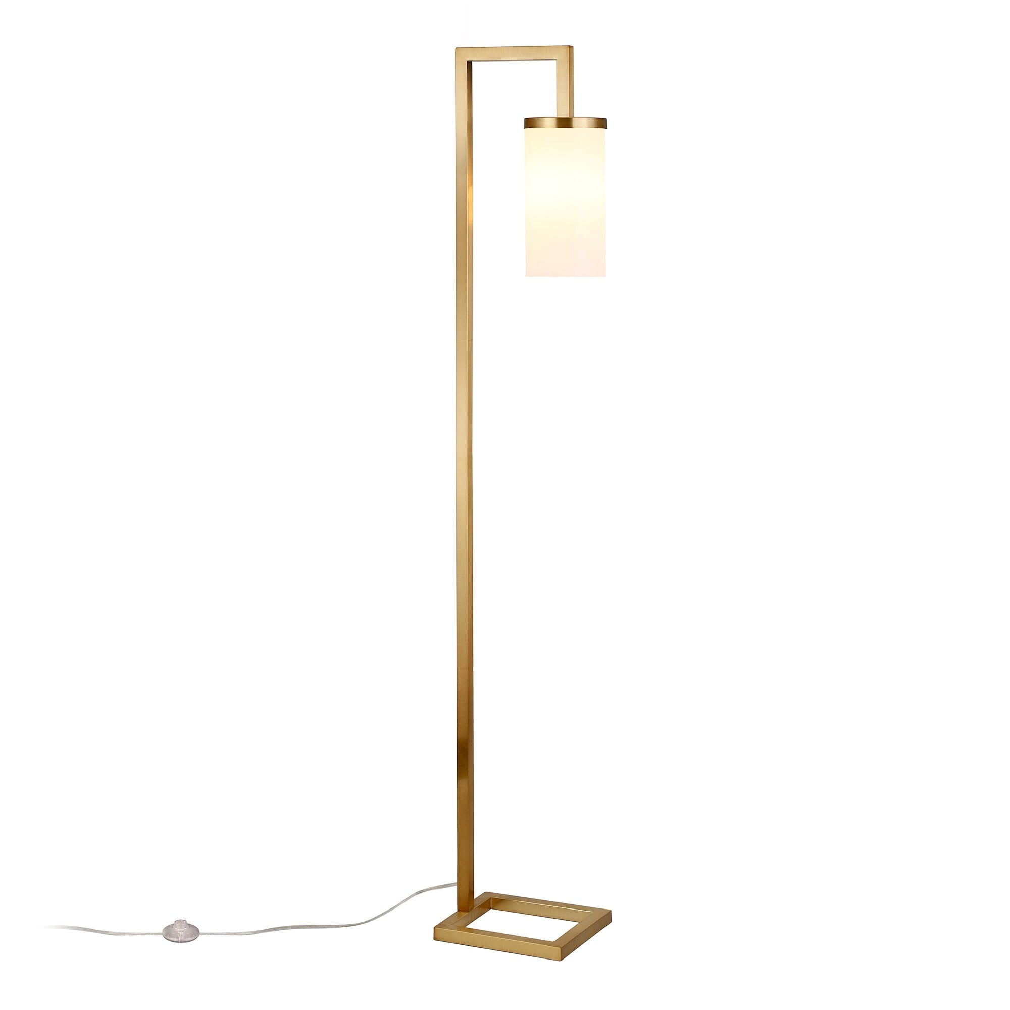 Malva 67.75 Tall Floor Lamp with Glass Shade - 11 Wide
