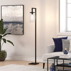 Malva 67.75 Tall Floor Lamp with Glass Shade - 11 Wide