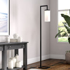 Malva 67.75 Tall Floor Lamp with Glass Shade - 11 Wide