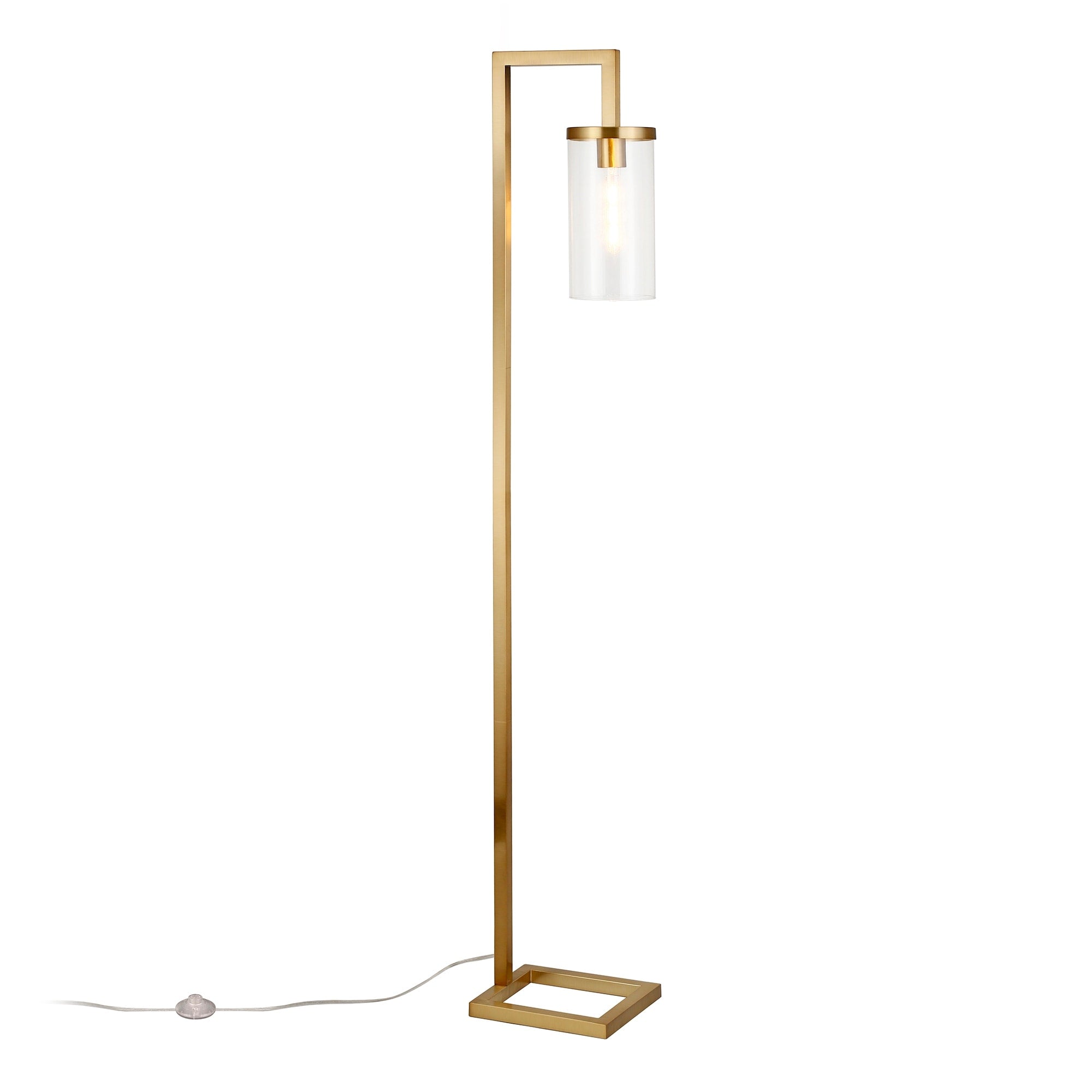 Malva 67.75 Tall Floor Lamp with Glass Shade - 11 Wide