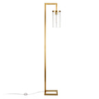 Malva 67.75 Tall Floor Lamp with Glass Shade - 11 Wide