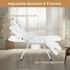 Massage Salon Tattoo Chair Spa Salon Facial Bed Beauty White