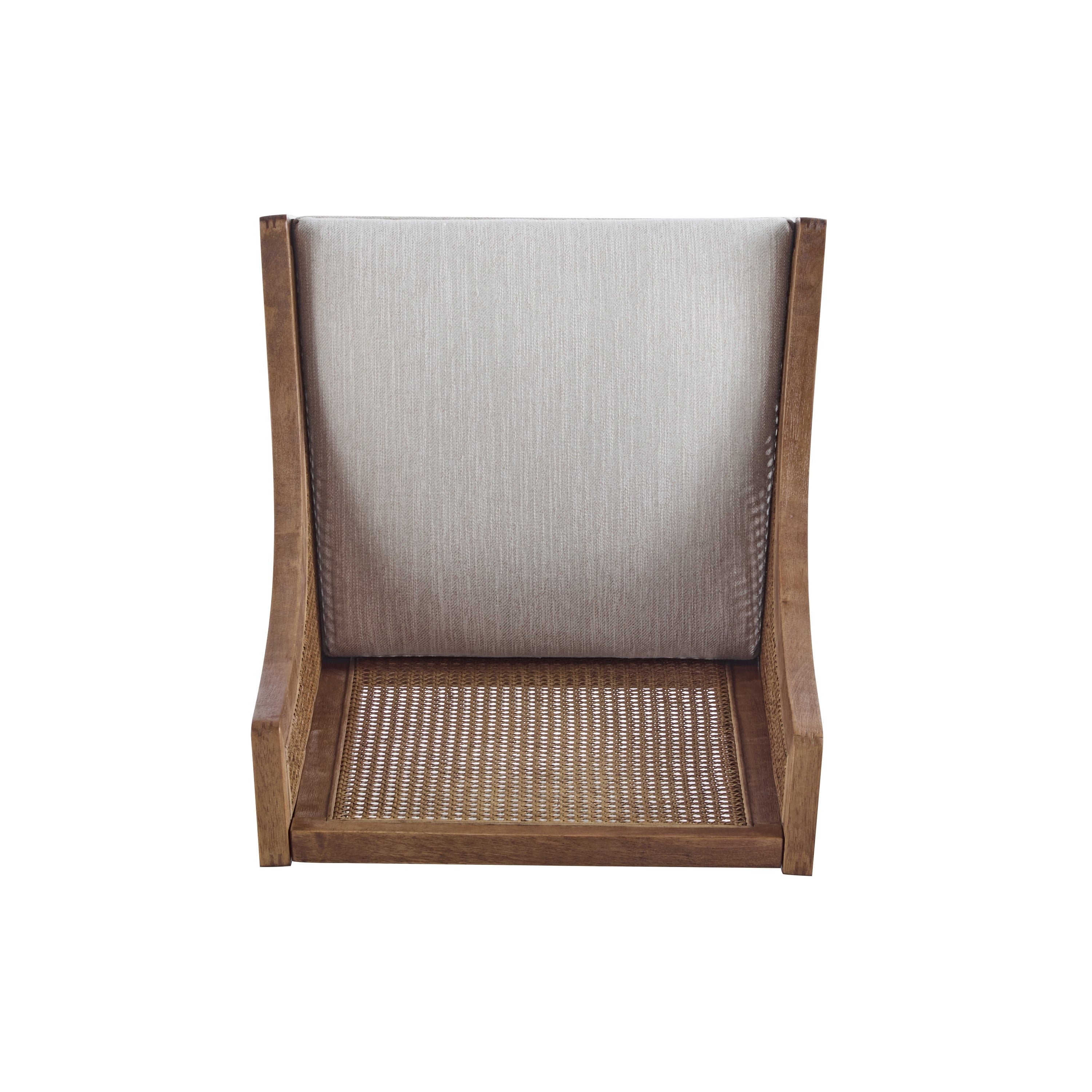 Maurers Cane and Wood Upholstered Dining Chairs (Set of 2) by Christopher Knight Home