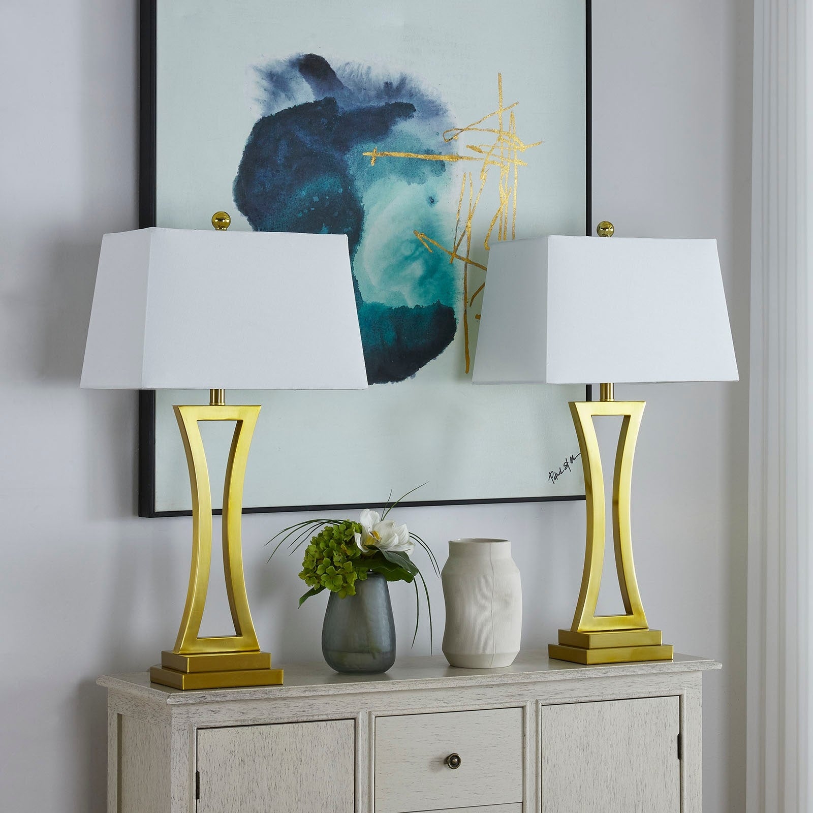 Maxax 30.75 Bedside Table Lamp Set (Set of 2)