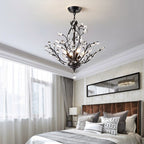 Maxax 4 - Light Unique Classic / Traditional Chandelier with Crystal Accents
