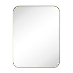 TEHOME Mid-Century Modern Chic Metal Rounded Wall Mirrors
