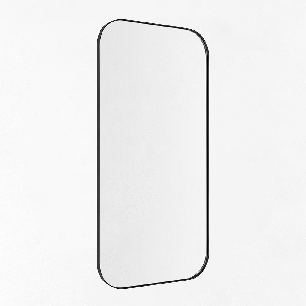 TEHOME Mid-Century Modern Chic Metal Rounded Wall Mirrors