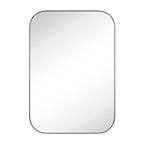 TEHOME Mid-Century Modern Chic Metal Rounded Wall Mirrors