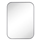TEHOME Mid-Century Modern Chic Metal Rounded Wall Mirrors