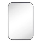 TEHOME Mid-Century Modern Chic Metal Rounded Wall Mirrors