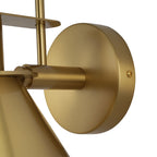 Mid-century Modern 1-Light Cone Wall Sconce - 7in Bedroom Light