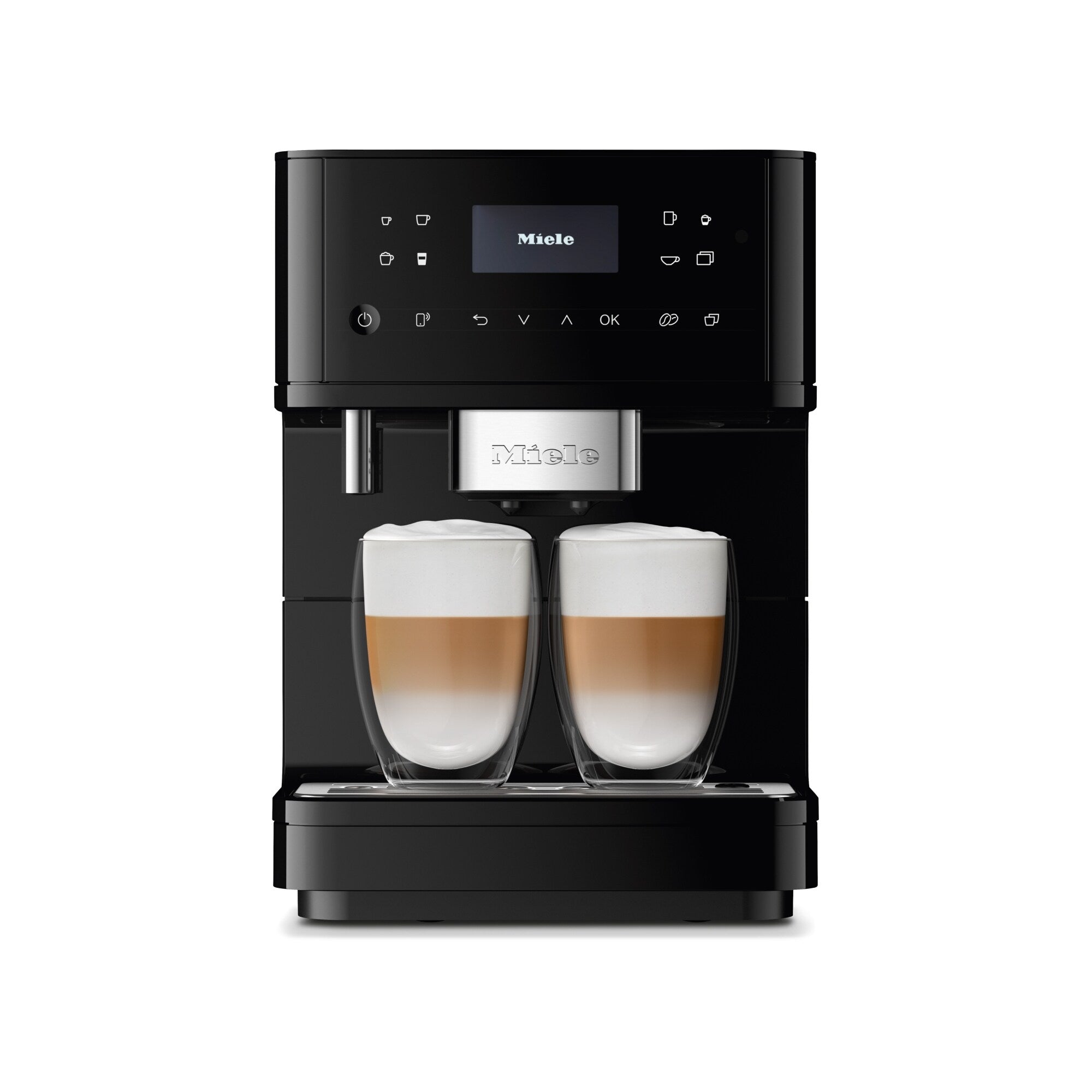 Miele CM 6160 MilkPerfection Countertop Coffee System- Obsidian black
