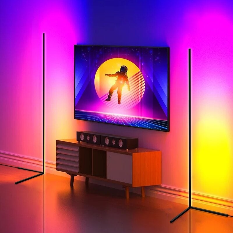 Minimalism RGB Corner Floor Lamp-Set Of 2