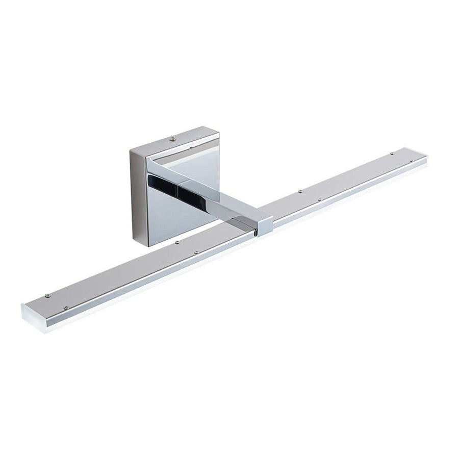 Minimalist Chrome Dimmable LED Linear Vanity Light