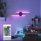 Minimalist 2-Light Dimmable LED Vanity Light Linear Metal Wall Sconce