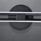 Minimalist 2-Light Dimmable LED Vanity Light Linear Metal Wall Sconce