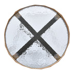 Moasis 3 Pieces Outdoor Wicker Furniture Patio Bistro Set with 2 Chairs and Coffee Table