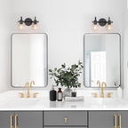 Modern 2/3/4/5-Light Bathroom Vanity Light Globe Glass Wall Sconce Minimalist Design