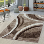 Modern Area Rug for Living Room Abstract Design