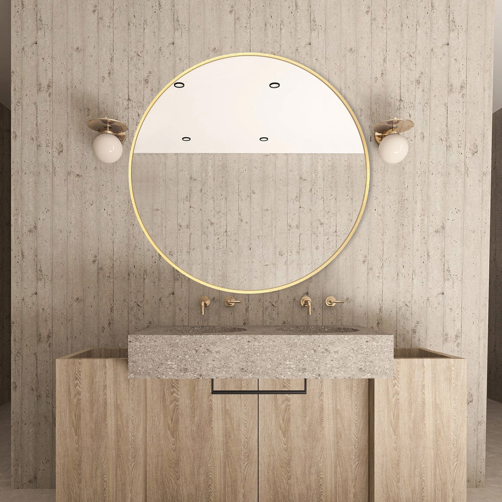 Modern Bathroom Wall Mounted Round Vanity Mirror