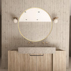 Modern Bathroom Wall Mounted Round Vanity Mirror