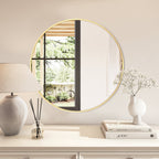 Modern Bathroom Wall Mounted Round Vanity Mirror