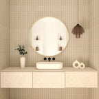 Modern Bathroom Wall Mounted Round Vanity Mirror