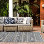 World Rug Gallery Modern Bohemian Global Indoor/Outdoor Area Rug