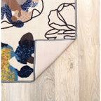 World Rug Gallery Modern Bright Flowers Non-Slip Area Rug Multi