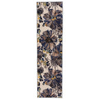 World Rug Gallery Modern Bright Flowers Non-Slip Area Rug Multi