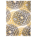 World Rug Gallery Modern Floral Circles Area Rug