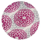 World Rug Gallery Modern Floral Circles Area Rug