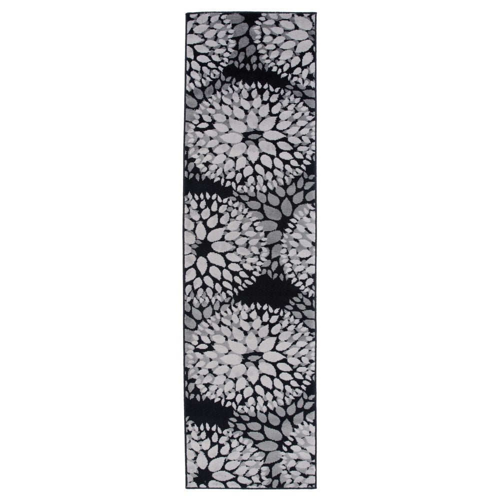 World Rug Gallery Modern Floral Circles Area Rug